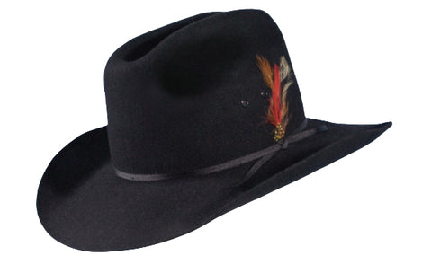 Old West Black Felt